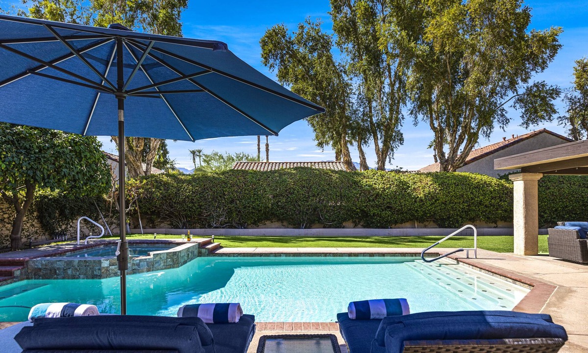 Rancho Mirage House | Boho Chic Rancho Mirage Home with Private Saltwater Pool and Jacuzzi