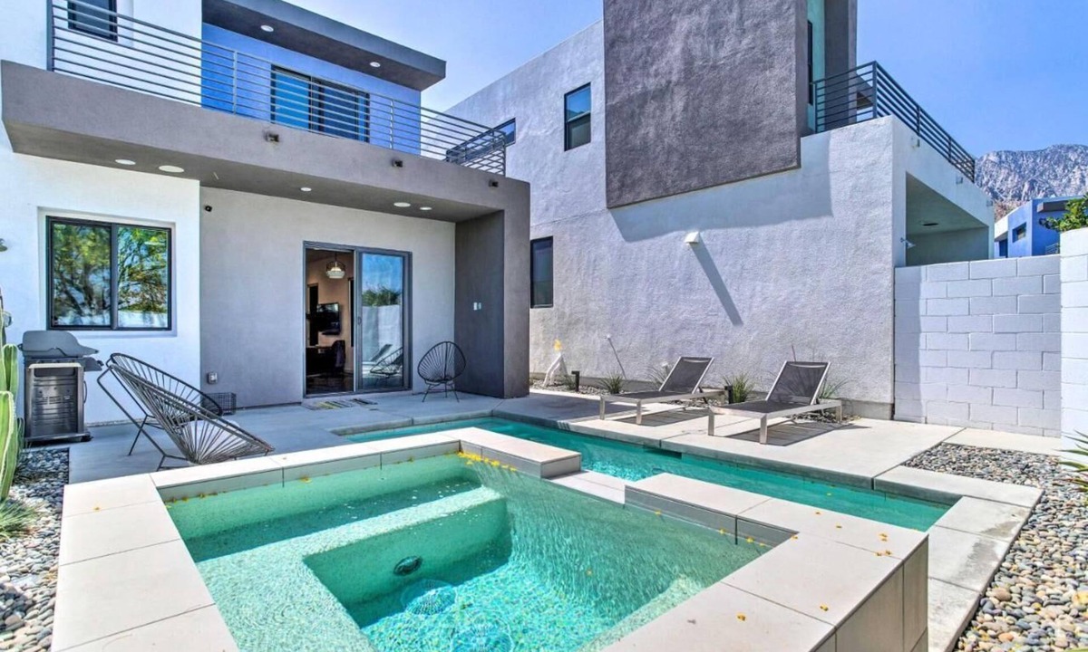 Racquet Club West House | Chic Desert House with Private Pool and Spa