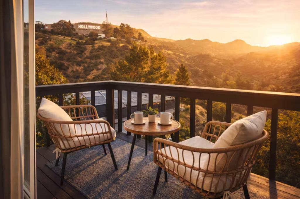 Hollywoodland Villa | Hillside Retreat with Balcony Views of the Hollywood Sign