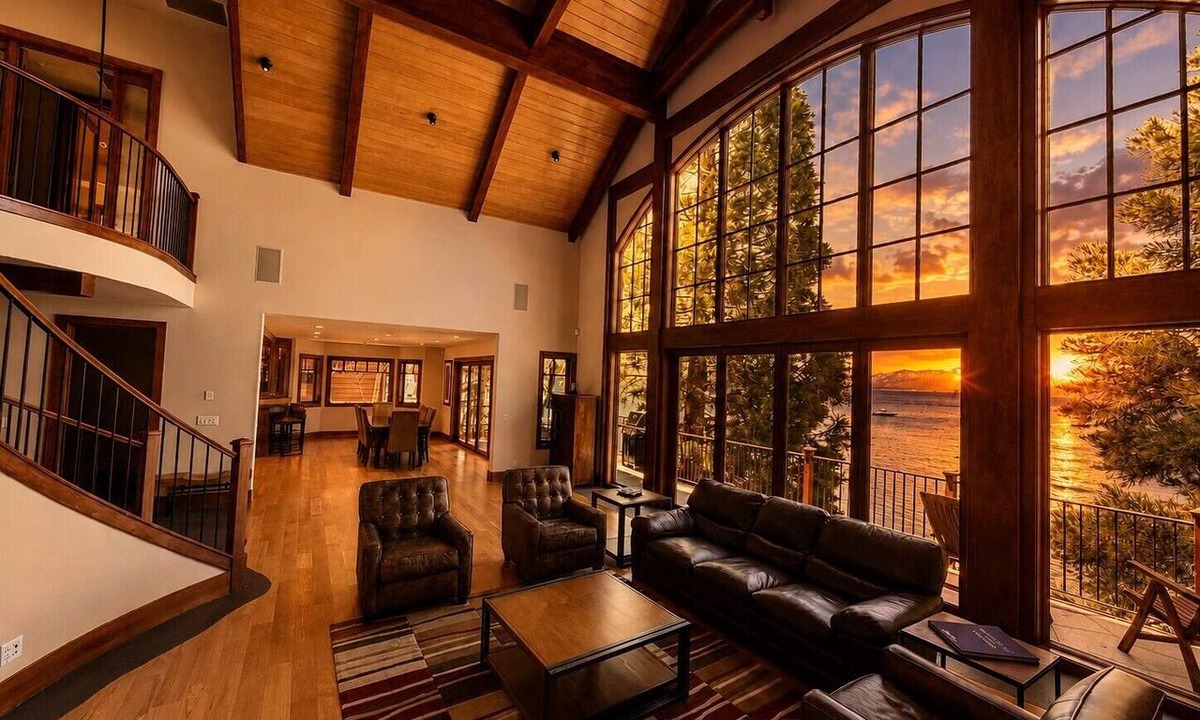 Zephyr Cove House | Luxury Lakefront Marla Bay Home | Private Beach | Lake Tahoe Views (ZC636)