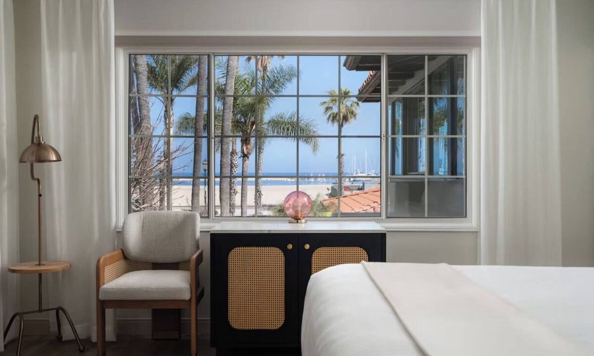 West Beach Hotel | Oceanfront Santa Barbara Escape! Pool & Gym Access! Walk to Stearns Wharf