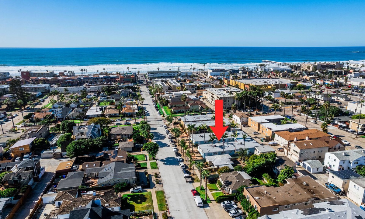 Crown Point Apartment | Pacific Beach Bungalow - Luxe Studio - Sleeps5 - Steps2Sand - Heart of PB w/A/C
