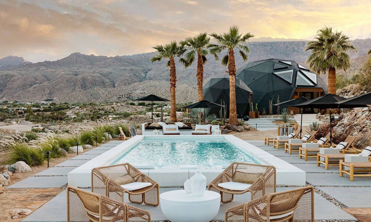 Palm Desert House | Perch – 2026 Vrbo Vacation Rental of the Year | Luxury Geo Dome w/Pickleball
