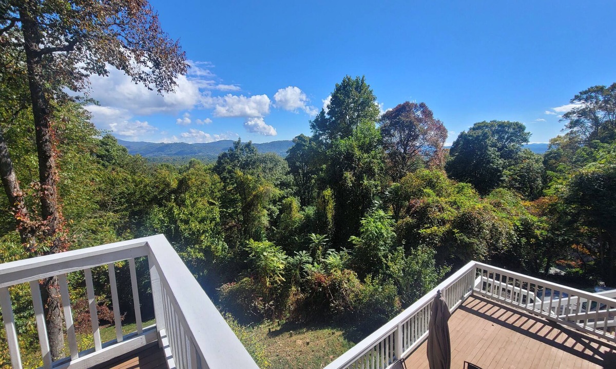 Royal Pines House | Royal Cottage - Long-Range MTN Views, Deck & Close to Downtown AVL, Dog Friendly