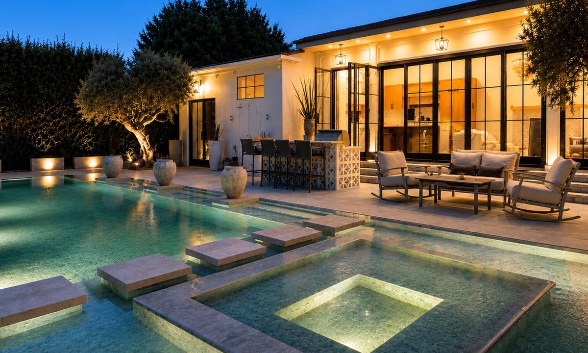 Mid City House | Villa Lafayette Luxury Estate in Los Angeles – Pool & Hot Spa