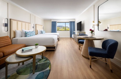 Calabasas Hotel | 3 Premium Two Queen, The Anza A Calabasas, Pool, Near Malibu Creek State Park