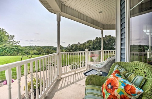 Shipshewana House | Blue Birds Perch: Stunning Home on Private Hilltop