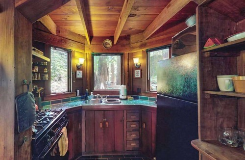 Cazadero Cabin | Cazadero 1BR A-frame cabin with hot tub for two — dog friendly