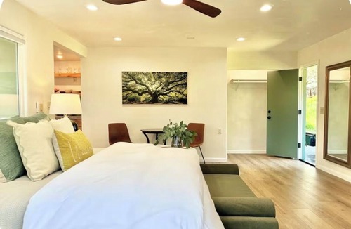 Carmel Valley Cabin | Charming 1-bedroom lodge in peaceful Carmel Valley w/Hot Tub and backyard