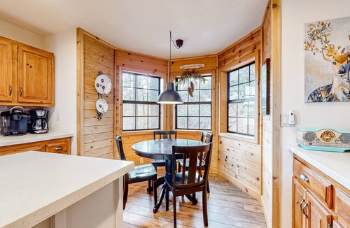 Idyllwild House | Charming dog-friendly home with covered deck, W/D, & mountain view