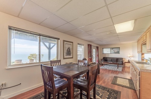 Trinidad Apartment | Charming suite with ocean & beach views, upscale furnishings & grill - near town