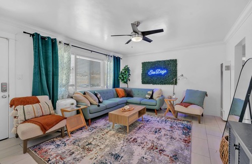 Stockton House | Chic 4BR Rental w/Parking, Games & Fire Pit