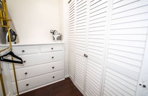 East Village Apartment | Chic Condo w Parking, AC and steps to Beach and Convention Center