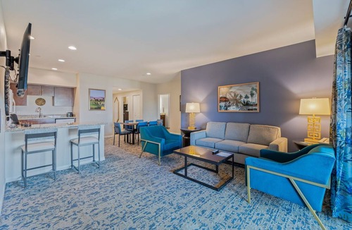 Terra Lago Apartment | Coachella Shuttle, Lazy River: 3BR in Resort