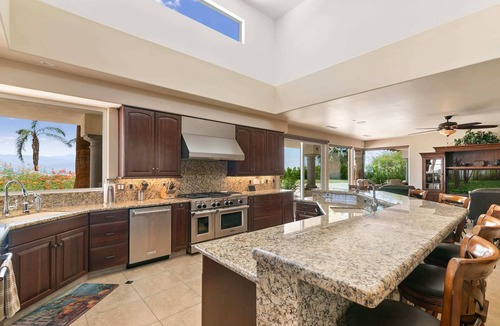 Thousand Palms House | Enjoying relaxing in your own grotto while staying cool from the summertime heat
