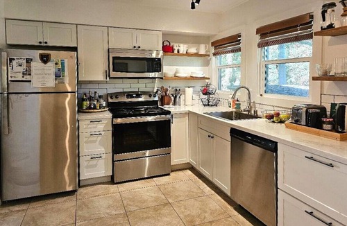 Forestville House | Exclusive R.river Retreat@Steelhead Beach Park, Hot tub, upscale outdoor kitchen