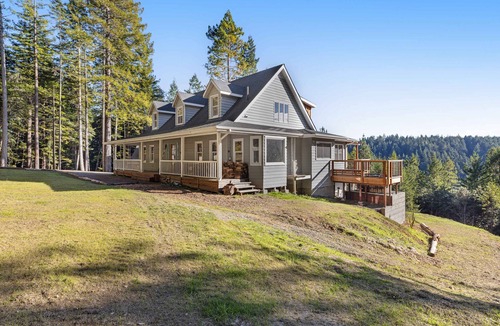 Little River House | Expansive retreat with ridge top views & hot tub
