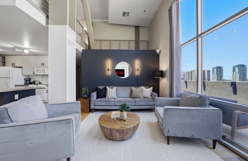Gaslamp Quarter Apartment | Explore Gaslamp from Chic Loft +Balcony City Views