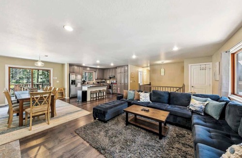 Tahoe Paradise Cabin | Family Cabin with Hot Tub, Game Room, and Fenced