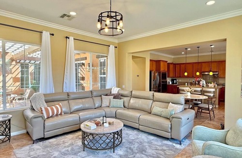 Rancho Mirage House | Gated Lakefront Home w/Saltwater Pool, Spa & Outdoor Paradise
