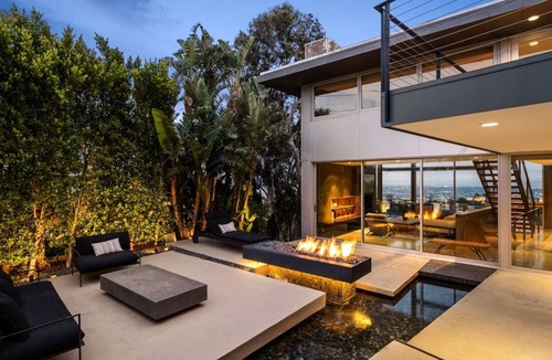 Hollywood Hills West House | Hollywood Hills Luxury Japanese Zen Retreat with Views, Hot Tub & 3 Bedrooms