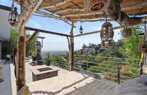 Hollywood Hills West House | Hollywood Hills Vista | Decks & Fire Pit by C&C