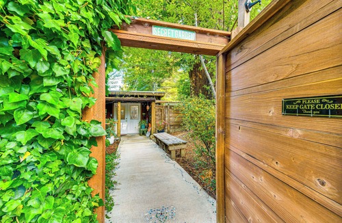 Fort Bragg Cottage | Hot Tub & Views: 'secret Garden' Fort Bragg Cabin