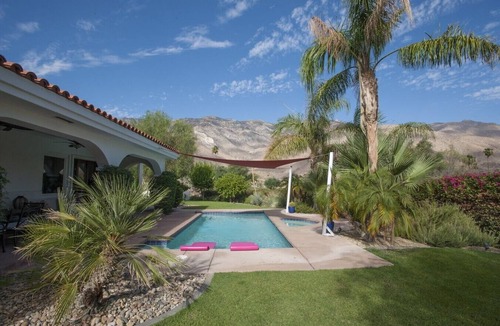 Palm Springs House | Indian Canyons Golf Resort Fairway-Front Home Pool & Spa + Golf & Mountain Views