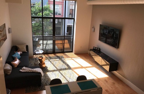 The Villas Condo | Lively Santana Row Loft Right on Main SR Strip