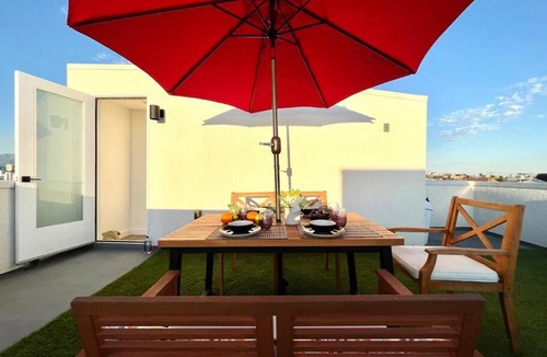 Pico-Union Apartment | Luxury K-Town Dwelling with private rooftop deck.
