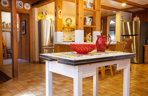 Fort Bragg House | Mendocino County Handcrafted 6000 sqft Lodge tallest Redwoods & Zen Pond Garden