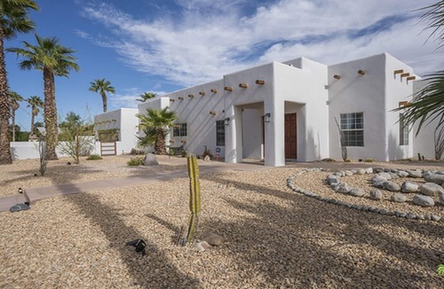 Desert Park Estates House | Modern Adobe Palm Springs Retreat with New Backyard and Pool Area!