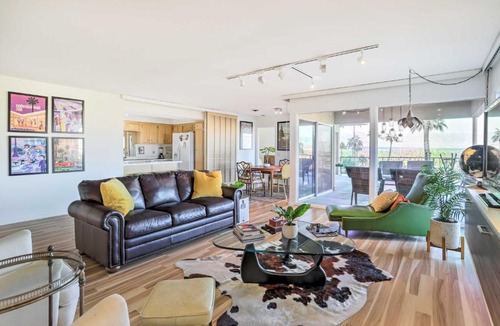 Araby House | Mtn-View Balcony + Pool Access: Palm Springs Gem