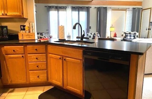 The Galena Territory House | Nicely updated 1 bed-2 bath townhouse in a great location and a beautiful view!