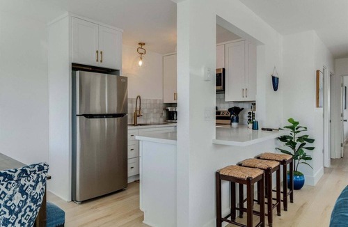 Avila Beach Condo | Ocean Paradise Awaits 2 Bed 1 Bath Walk to town and the beach, comfy outdoor area with firepit & bbq