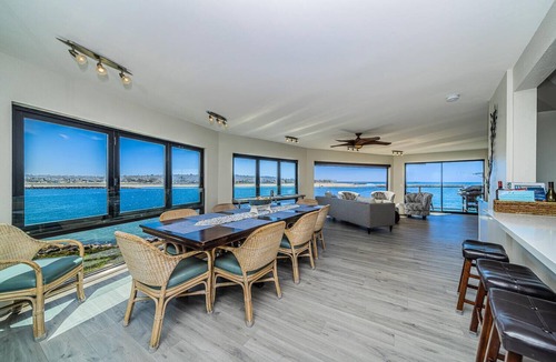 South Mission Beach Condo | Oceanfront * 2 Penthouses * Views Galore * Dogs OK!