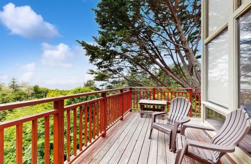 Mendocino House | Oceanview Mendocino Artist Retreat - Garden Deck