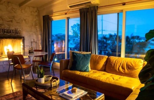Yucca Valley Cabin | Peaceful Cabin with Hot Tub & Killer Views