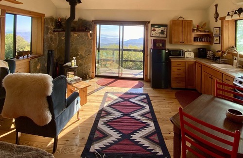 Julian Cabin | Private 40-acre Top of the Mountain Cabin with Stunning Panoramic Views, Deck