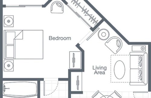Rancho Mirage Villa | Resort - 1 Bedroom near Palm Springs next to Shadow Ridge Golf Course