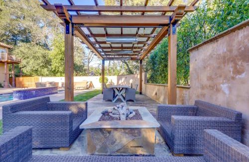 Scenic Brush Creek House | Santa Rosa Home w/Private Pool & Tennis Court