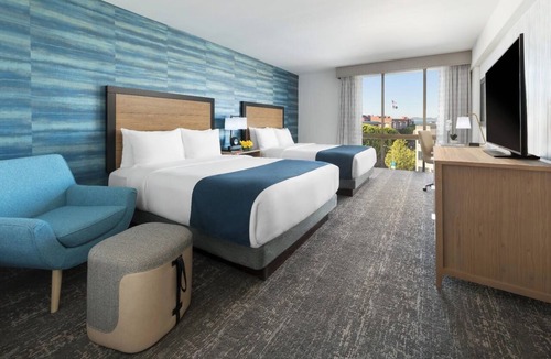 Fisherman's Wharf Hotel | Scenic Partial View From Your Relaxing Room w/Outdoor Pool Access