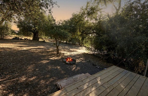 Pauma Valley RV Rental | Secluded Luxury Glamping Tent with Panoramic Mountain Views near Pauma Valley, CA