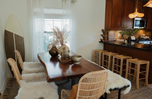 Crown Point House | Spacious, sunlit townhouse with beach gear, dreamy beds, and walkable access to PB’s best spots.