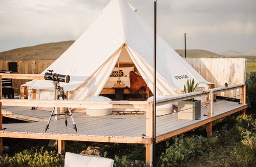 Klamath Falls RV Rental | Stargazer Bell Tent at The Rossetto Ranch