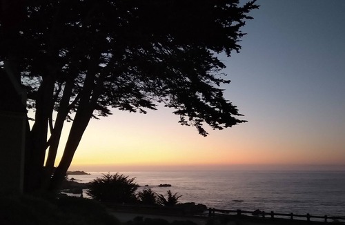 Pacific Grove Cabin | Superb ocean view/1860 5pc Renaissance Revival KINGBED set/rocker/settee/shower