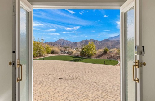 Palm Desert Villa | The Desert Castle with a Movie Theatre, golf, game room, sleeps 23