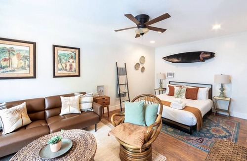 Coronado Apartment | Unit B - B Ave Bungalows · Large Beach Studio, 5 Min Walk to Coronado Beach!