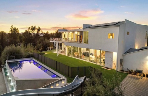 Woodland Hills House | Valley Hills Estate with Water slide, 2 Pools, Sauna & Views