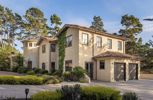 Pebble Beach House | Wave House, New, Mediterranean stunning home by the Lodge for up to 10 guests